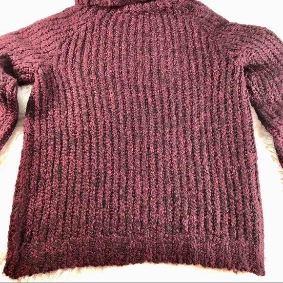 THEORY WOMENS ALPACA SWEATER BURGUNDY WINE S - Picture 11 of 15